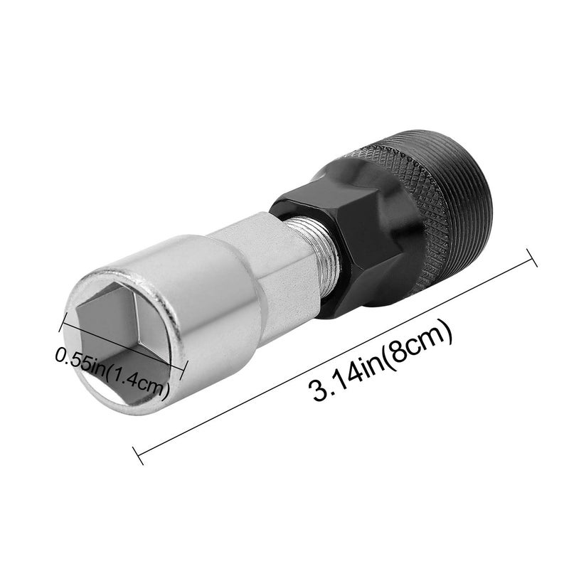 Oumers Bicycle Crank Extractor Puller, Bike Crank Removal Tool Fit for Square Threaded Taper Crankset - Image 2